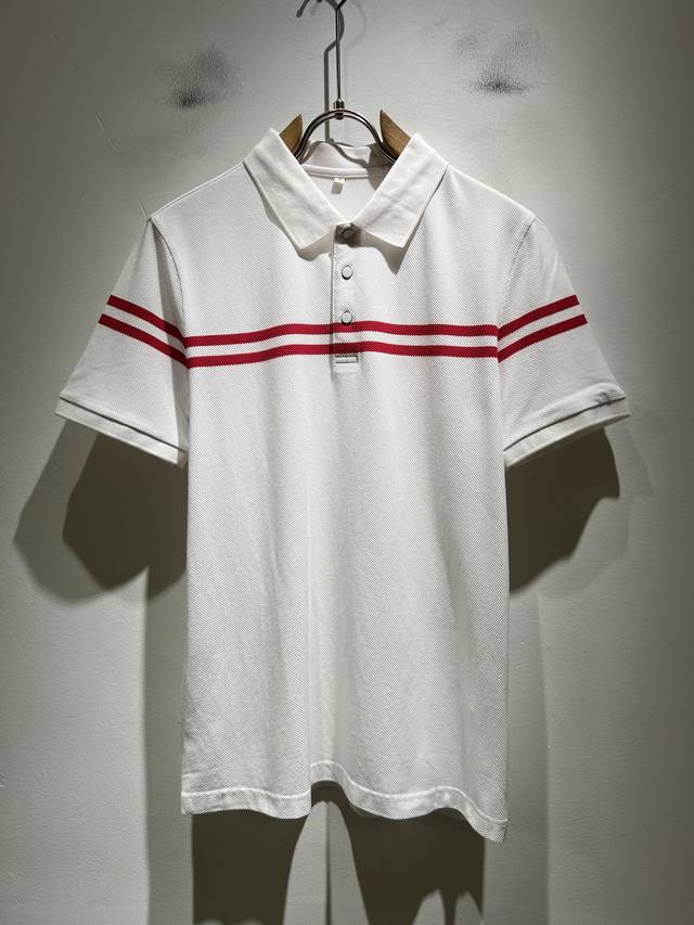 Bally 2026 Spring Summer New Men's Casual Polo Shirt, runway pattern, stylish an Bally 2026 Spring Summer New Men's Casual Polo Shirt, runway pattern, stylish an