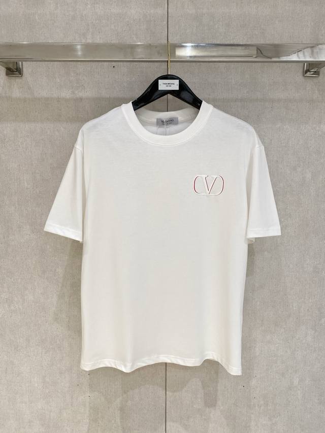 Ss Valentino pure cotton latest fabric, highest version classic logo pattern, fa Ss Valentino pure cotton latest fabric, highest version classic logo pattern, fa