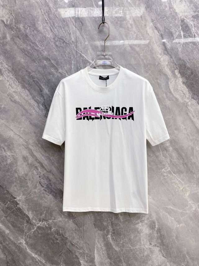 Balenciaga 2026 Spring Summer New Arrival - Latest Boutique Short-Sleeve Crew Ne