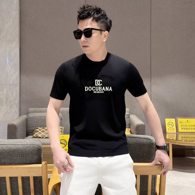 D&G 2026 Spring Summer New Men's Fashion Casual Crew Neck Short-Sleeve T-Shirt i