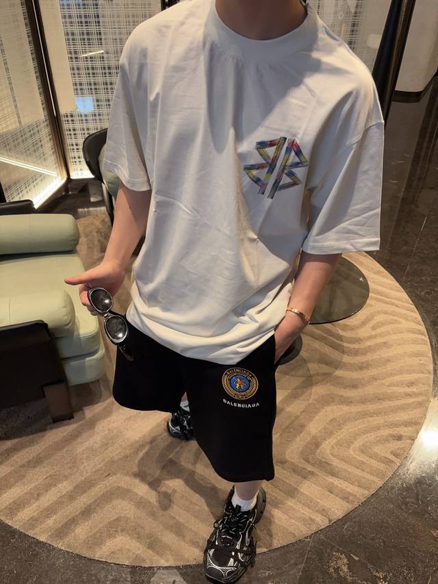High-quality Balenciaga hand-painted Coca-Cola graphic crew neck short-sleeved T High-quality Balenciaga hand-painted Coca-Cola graphic crew neck short-sleeved T