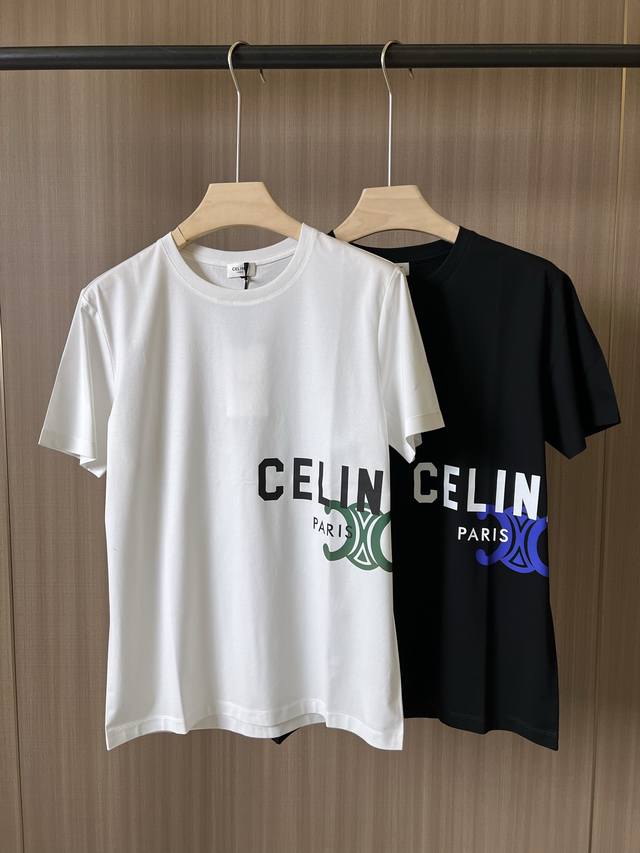 Celine.Ss26 Spring Summer New Arrival: Celine Paris Triomphe Print Logo Short-Sl Celine.Ss26 Spring Summer New Arrival: Celine Paris Triomphe Print Logo Short-Sl
