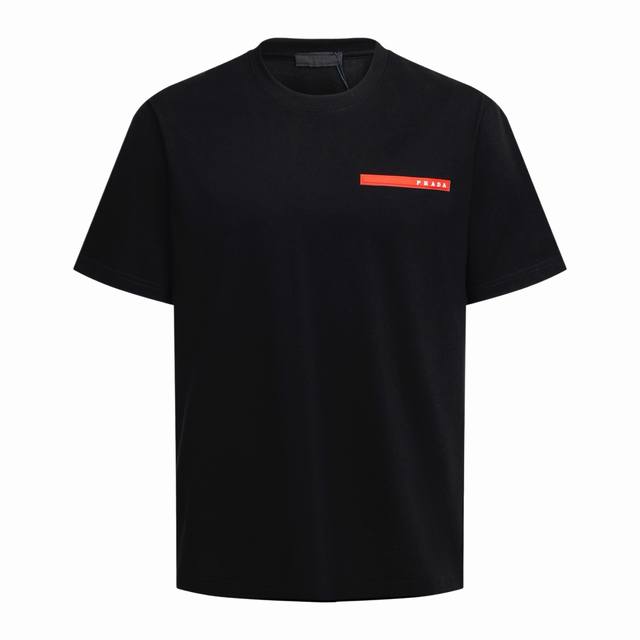 Pra 24Ss Red Label Short-Sleeve T-Shirt (Black), originally purchased for 9,950,