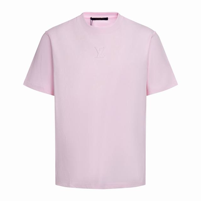 1V 26Ss Embossed Short-Sleeve Shirt, Pink. Original design purchased for 6,311.