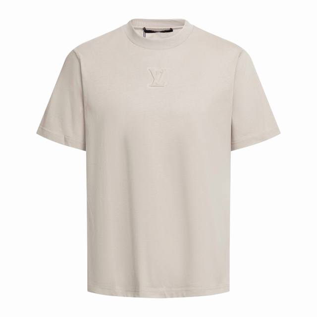 1V 26Ss Embossed Short-Sleeve Shirt, Apricot, Original Version 5. Purchased and