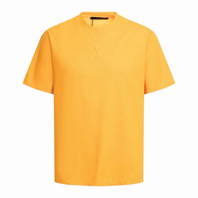 1V 26Ss Embossed Short-Sleeve Shirt, Yellow (Original Version 5). Purchased and
