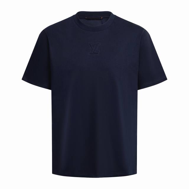 1V 26Ss Embossed Short-Sleeve T-Shirt in Navy Blue. Original design purchased fo