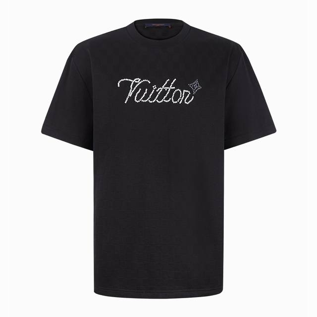 1V X Nigo Checkerboard Signature Beaded Short-Sleeve T-Shirt Original Version 10