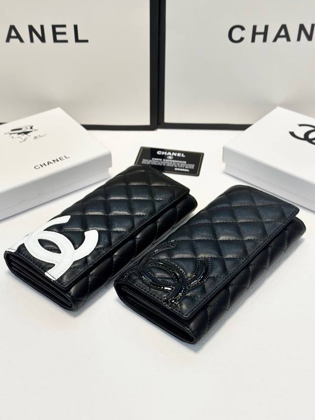 , Black, Size 19X10, Chanel Bestselling Lambskin Bi-fold Wallet, Cla , Black, Size 19X10, Chanel Bestselling Lambskin Bi-fold Wallet, Cla
