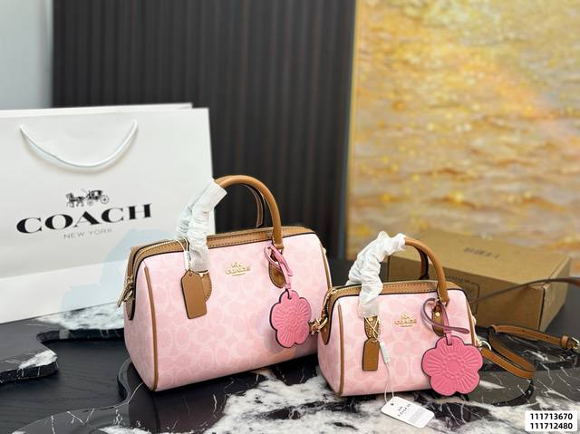Coach Mini Rowan New Style Pillow Bag with Gift Box, YKK Original Hardware, Exqu