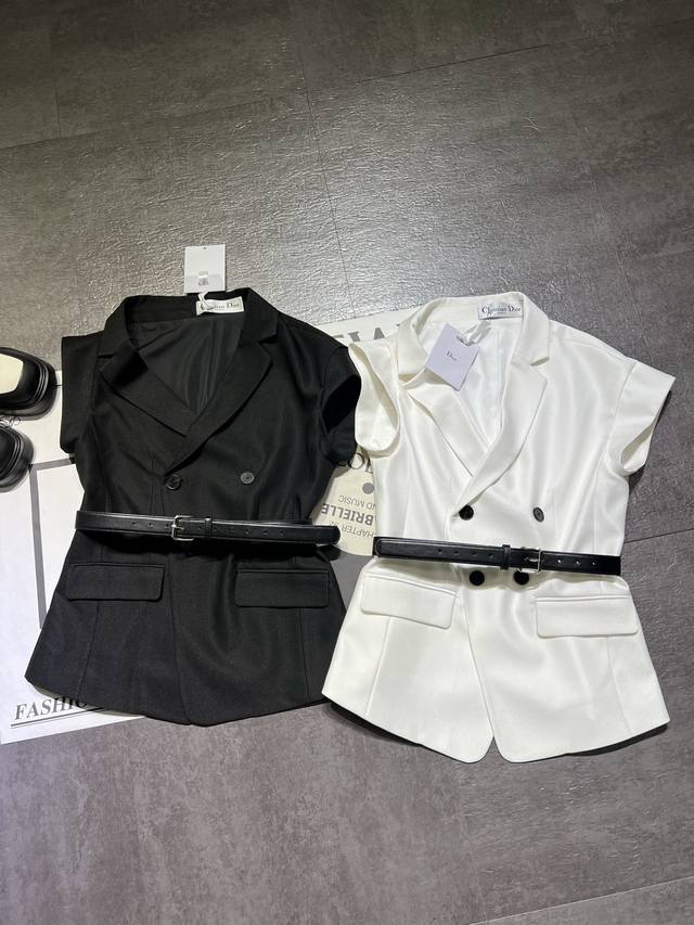 Original high-quality women's jacket with packaging. Dior women's wool and silk