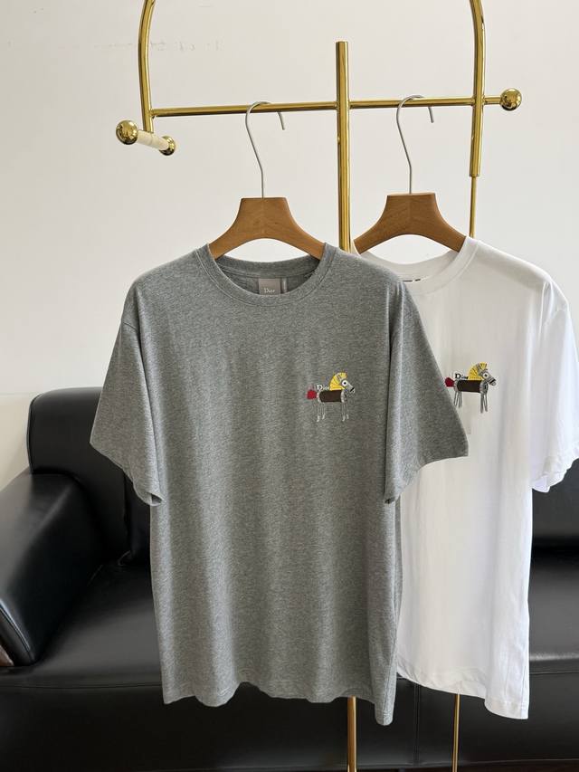 White sold out, only gray available. This Dior My Little Pony embroidered crew n