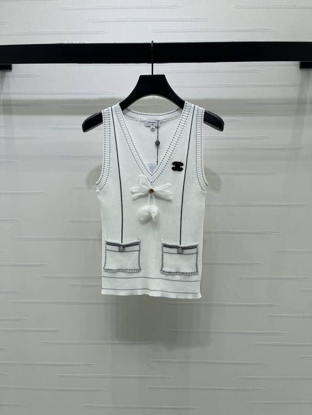 Original high-quality women's vest with packaging, new arrival! Chane* 2026 Spri