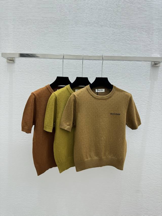 Original quality women's knit short-sleeved top with packaging, from M brand, ea