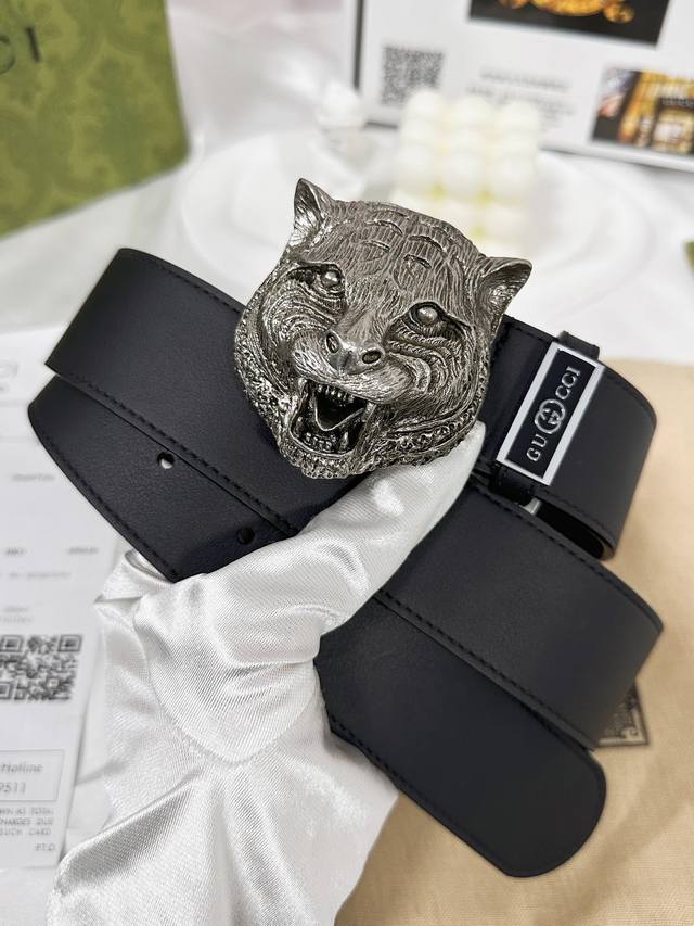 皮带：古奇.Gu...Cci原单 腰带：百分百头层牛皮，保证真皮，24K老虎头纯钢扣双面可用专柜同等质量， 送人自用首选包装： 请认准如图专柜全套礼盒包装，赠送