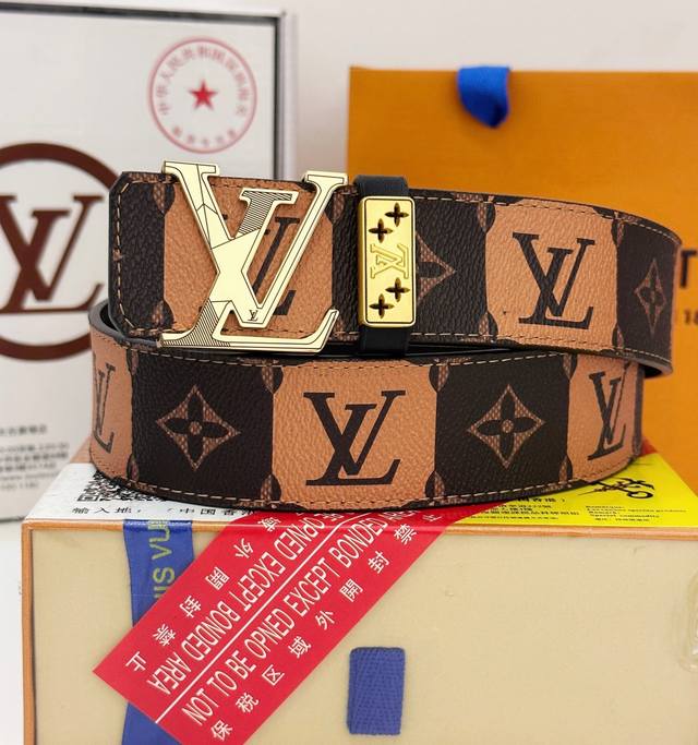 Belt: Louis Vuitton Top-Tier Replica - Waist Belt: 100% Imported Original Top-Gr