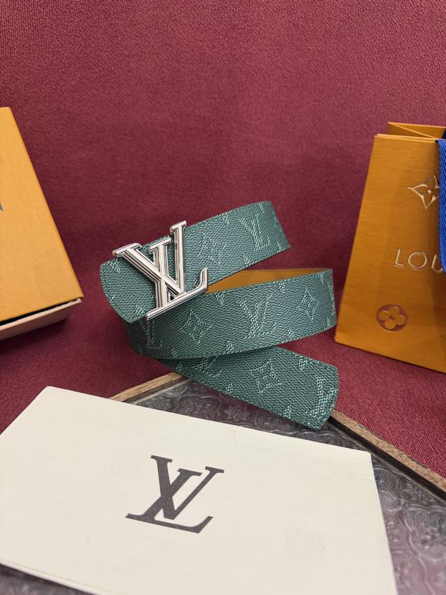 Lv Dimension Monogram Heritage 40mm reversible leather strap proves that the mos
