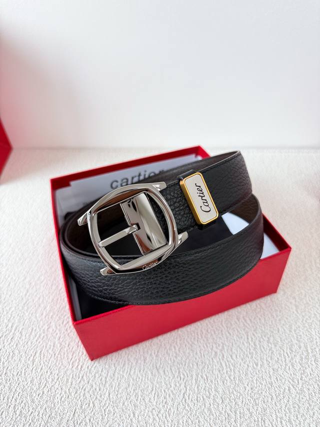 Product Name: Cartier Original Belt Belt Model: Pin Buckle, Original Classic Pin