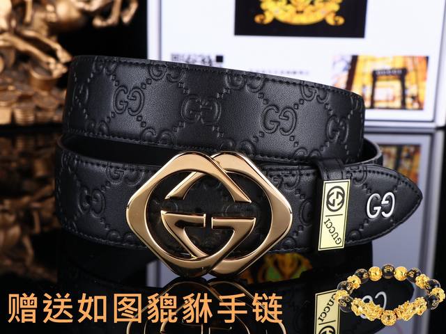 Belt: Gucci Original Single-Piece Belt: Look for the official packaging shown in