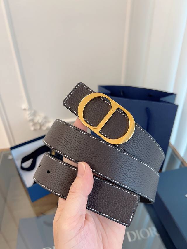 Dior Enhanced Edition, French Original Leather, Brown and Black, Full Leather Qu