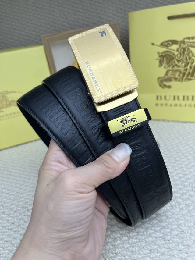 Product Name: Burberry Automatic Belt Material: 100% Genuine cowhide belt, 24K p
