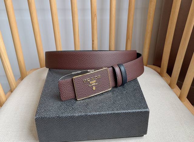 Prada, the latest model from Prada boutiques, this buckle belt is from a multi-f