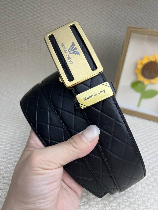 Product Name: Armani Automatic Belt Material: 100% Genuine Top-Grain Cowhide Bel