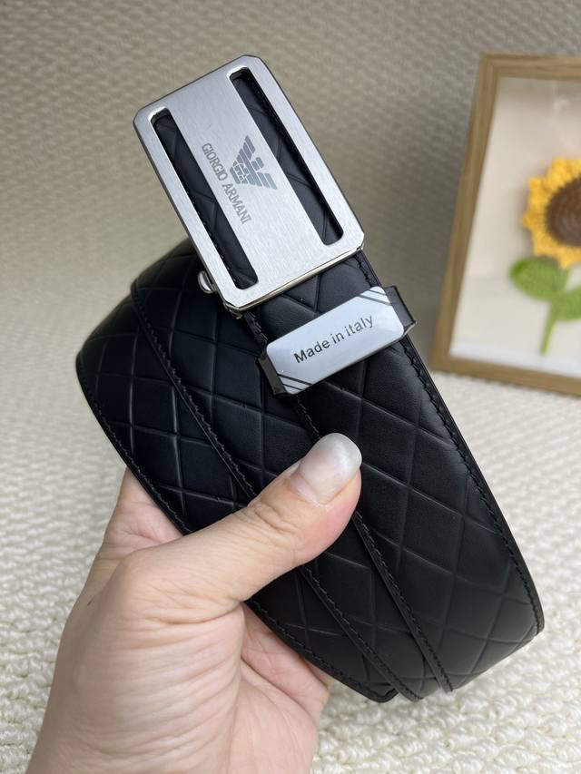 Product Name: Armani Automatic Belt Material: 100% Genuine Top-Grain Cowhide Bel