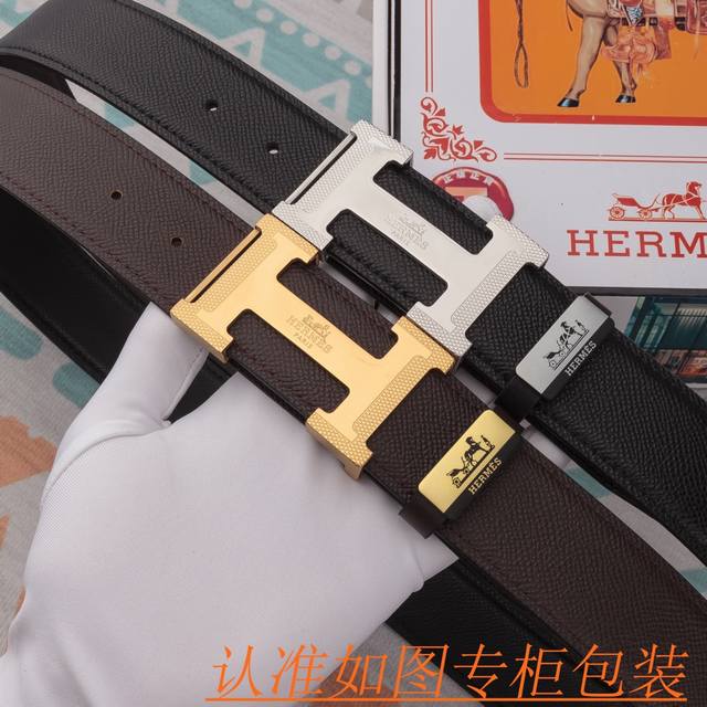Product Name: Hermes Leather Belt (Original Quality) Material: 100% Top-Grain Co