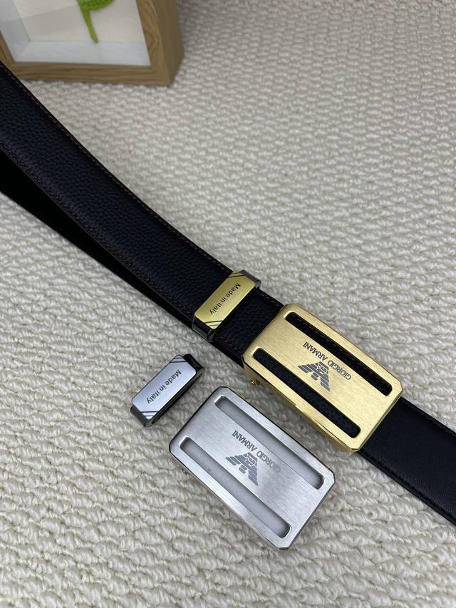 Product Name: Armani Automatic Belt Material: 100% Genuine cowhide belt, 24K pur