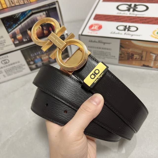 Product Name: Ferragamo Original Belt Material: 100% Top Layer Cowhide Leather B