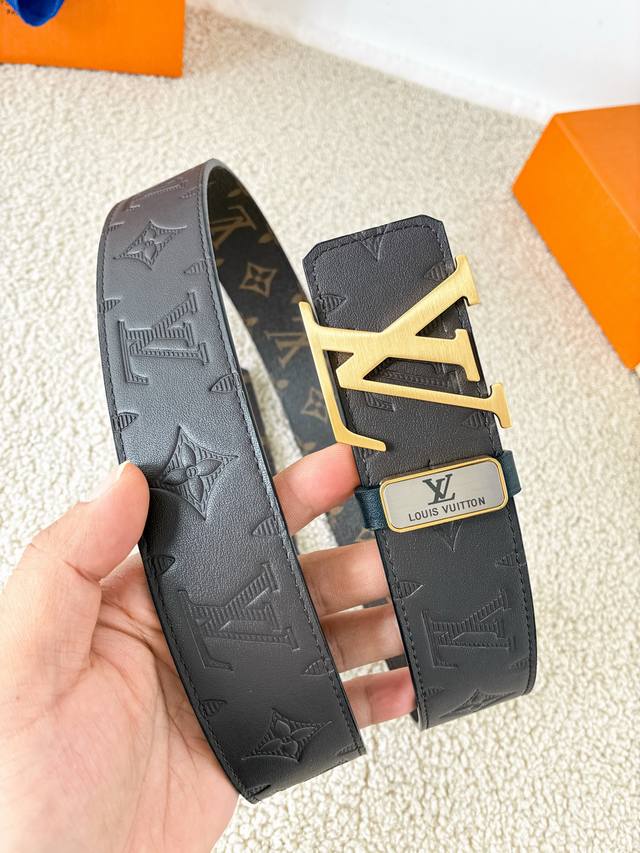 Product Name: Louis Vuitton Belt - Original Model: Hook buckle, classic pure ste