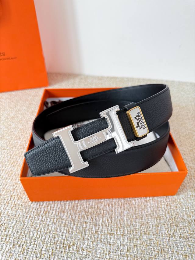 Product Name: Hermes Belt - Original Single Item Model: Hook buckle, classic pur