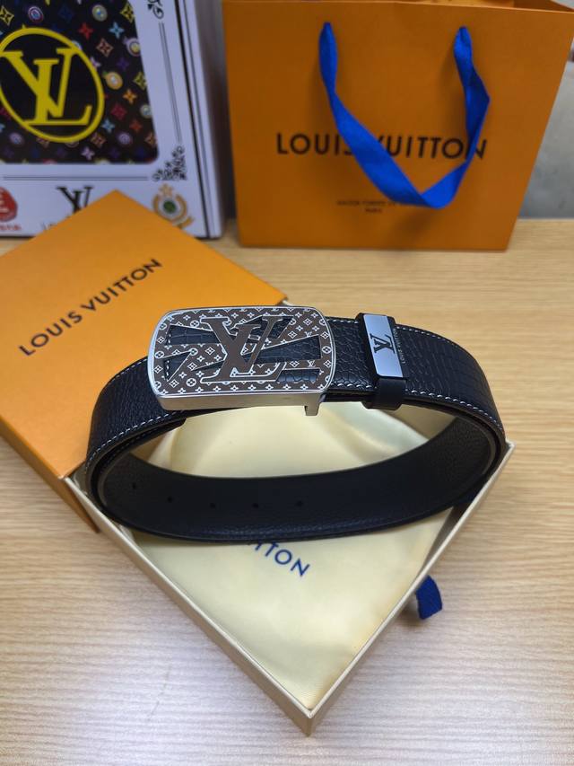 Belt: Louis Vuitton Top-Tier Replica Belt: 100% Imported Original Top-Grain Cowh