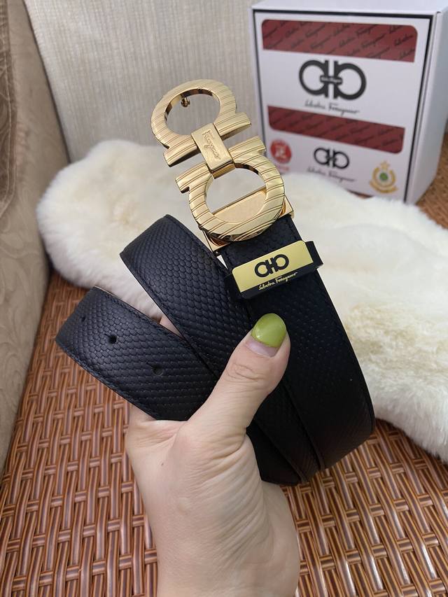 Product Name: Ferragamo Original Belt Material: 100% Top Layer Cowhide Leather B Product Name: Ferragamo Original Belt Material: 100% Top Layer Cowhide Leather B