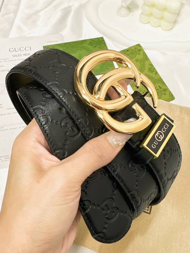 Belt: Gucci Original Single Belt: 100% top-grain cowhide, guaranteed genuine lea Belt: Gucci Original Single Belt: 100% top-grain cowhide, guaranteed genuine lea