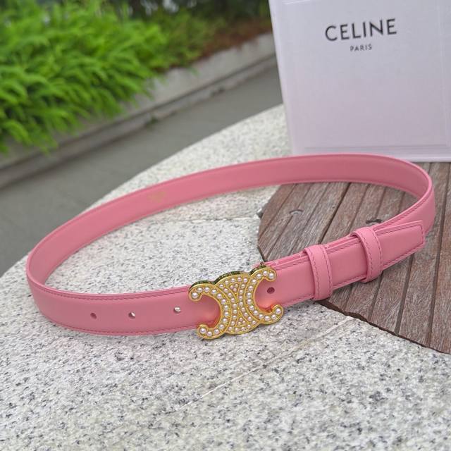 2.5cm Celine belt, top-grain cowhide, length: 75.80.85.90.95.100.105 Euros, orig