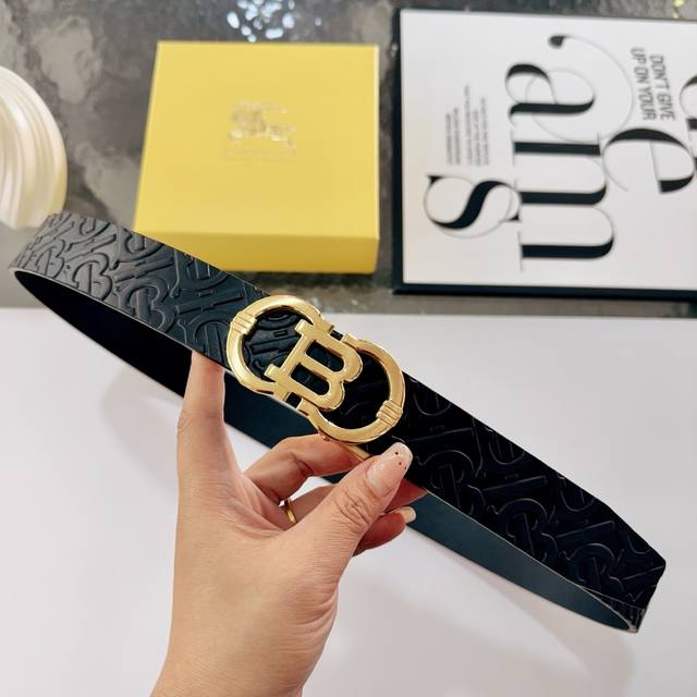Burberry Automatic Steel Buckle, 3.5cm Width, Recommended 2026 Men's Belt, Origi Burberry Automatic Steel Buckle, 3.5cm Width, Recommended 2026 Men's Belt, Origi