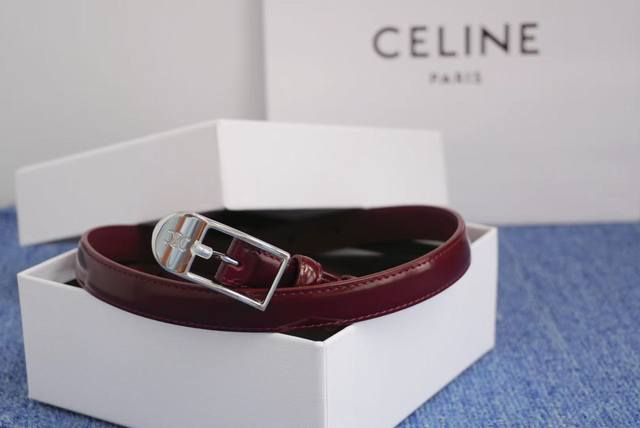Brand: Celine Women's Belt No. 550, 1.8cm Description: Double-sided original lea