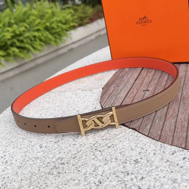 2.5cm Hermes belt, double-sided top-grain cowhide, length: 75.80.85.90.95.105. E 2.5cm Hermes belt, double-sided top-grain cowhide, length: 75.80.85.90.95.105. E