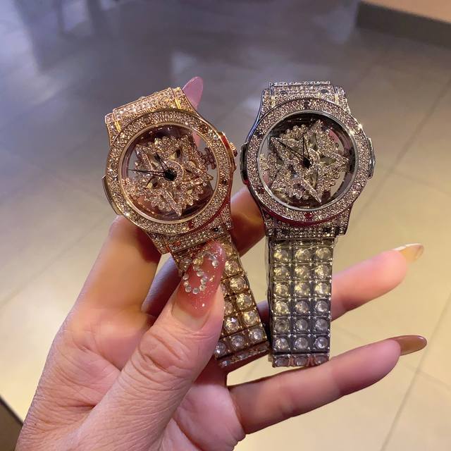 肖邦时来运转镂空设计 全钻壳套 、时来运转 超级好看 直径40Mm 厚度13Mm