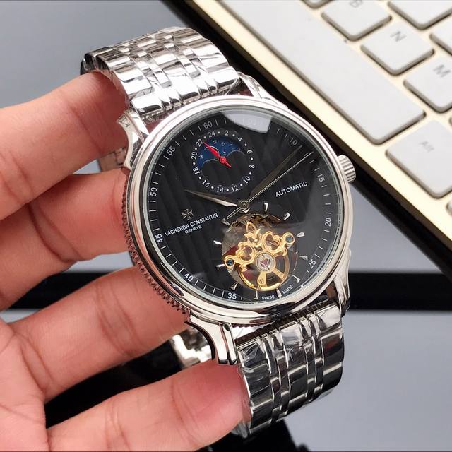 Stainless Steel & Rosewood Brand: Vacheron Constantin Style: Noble Gentleman's W