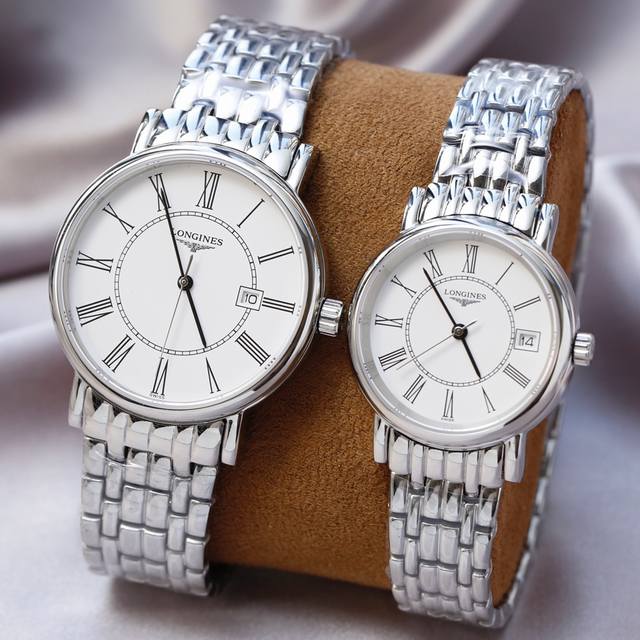 特价 浪琴longines 瑰丽系列 最佳经典情侣对表 进口石英机芯 316精钢蓝宝石镜面精钢表带 男款直径39Mm 厚度9Mm 女款直径30Mm 厚度9Mm