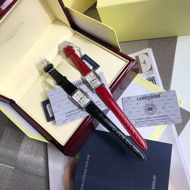 Lin Chi-ling's style! Longines DolceVita Alligator Leather Series! 20.80 x 32 mm