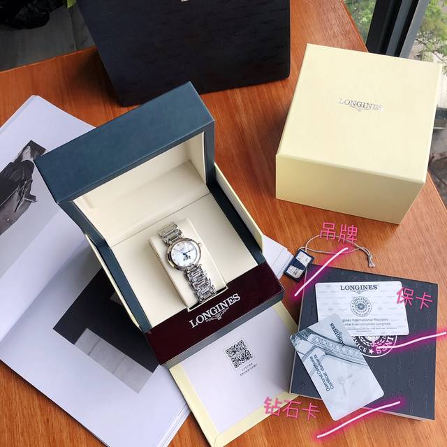 现货 现货。独家正品，普通版本已流入市场，请谨慎购买！区别于我们单一个原装机芯就可以买他一个成品，更别说原厂壳套，镶嵌11Vvs级真钻，支持专柜付费维修，浪琴心