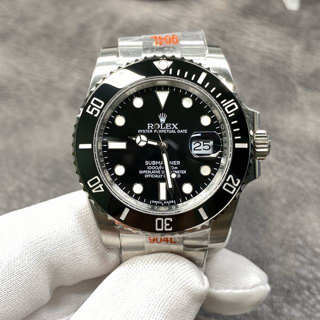 特价 劳力士 黑水鬼 3135机芯 40Mm！出货实拍