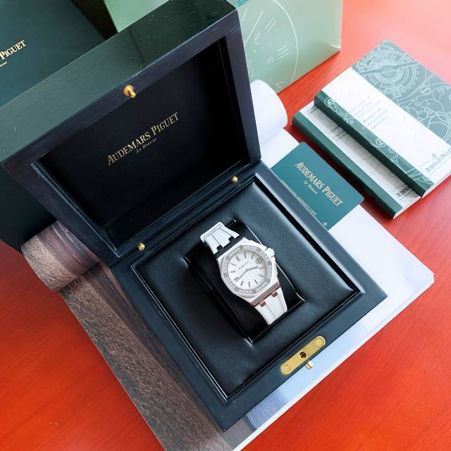 Audemars Piguet Royal Oak Offshore 37mm Quartz Women's Watch. Featuring a Swiss-