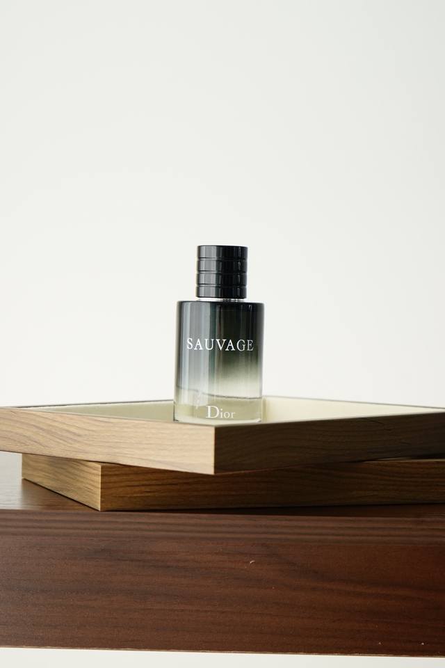 Dior Sauvage Eau de Toilette! The deep blue gradient bottle resembles the night
