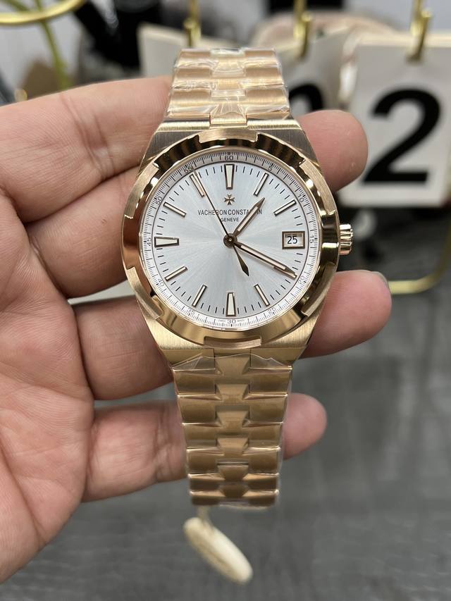 ppf Vacheron Constantin V4500 Overseas series 41Mm rose gold white dial equipped ppf Vacheron Constantin V4500 Overseas series 41Mm rose gold white dial equipped