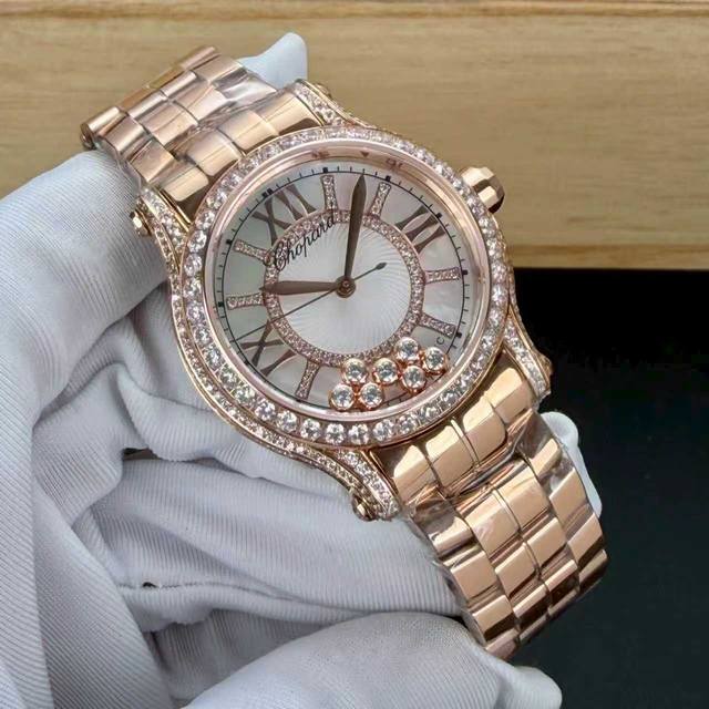 First release online: Chopard Happy Sport series limited edition fully diamond-e First release online: Chopard Happy Sport series limited edition fully diamond-e